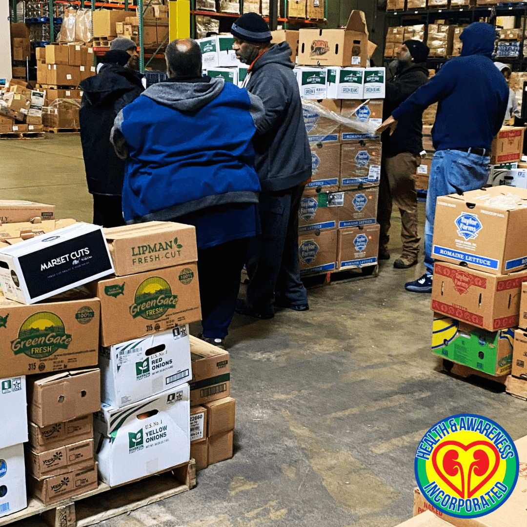 Food distribution event